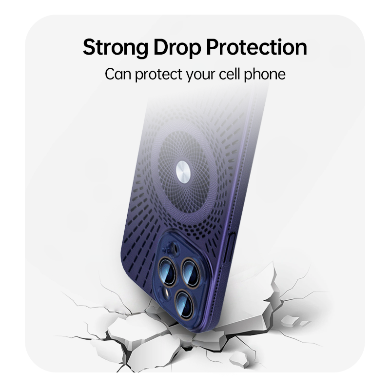 iPhone 17 Series Heat Dissipation & Drop-Proof Magnetic Case