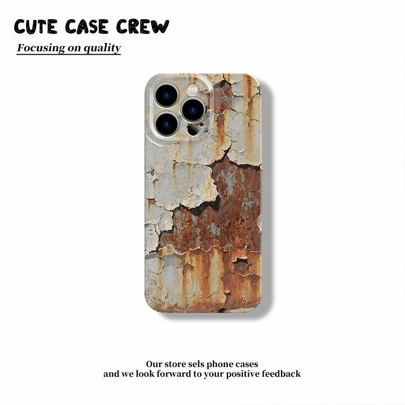 Rusty Track Glossy Pattern iPhone Case with Full Button Coverage | Stylish and Creative