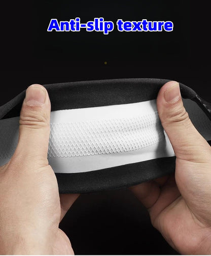 Customized carbon fiber suede steering wheel cover with car logo