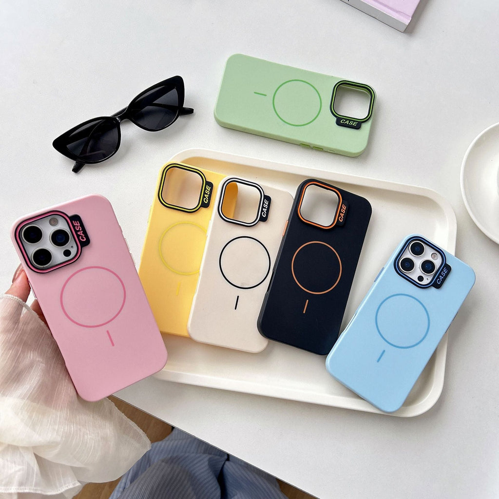Macron Silicone Magnetic Case for iPhone