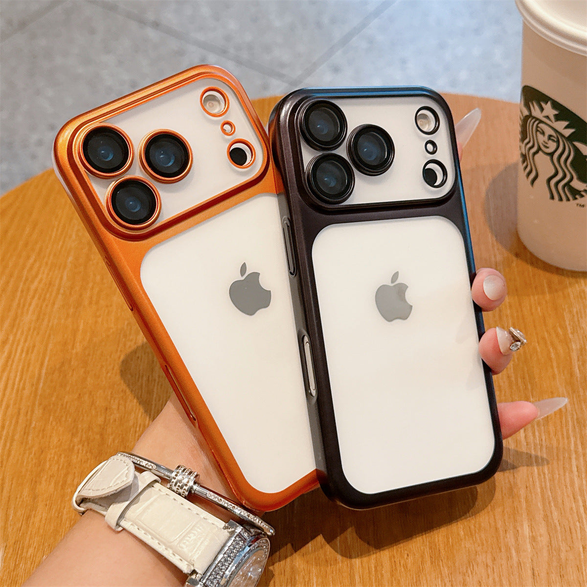 Creative Frosted Electroplating Mobile Phone Case (iPhone Series)