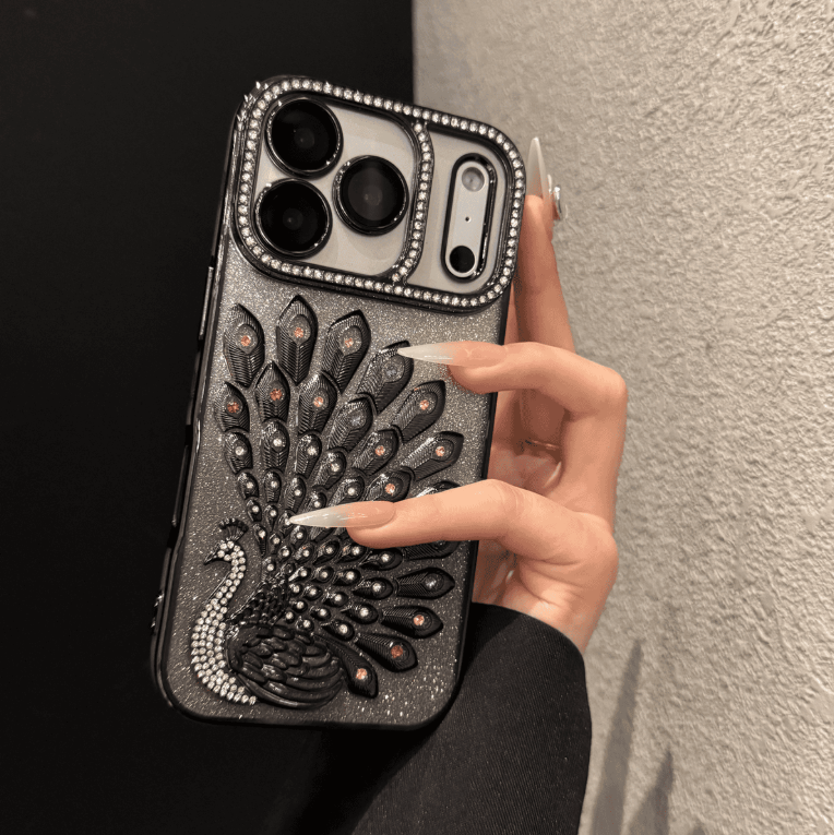 Creative Electroplating Peacock Phone Case (for iPhone Series)