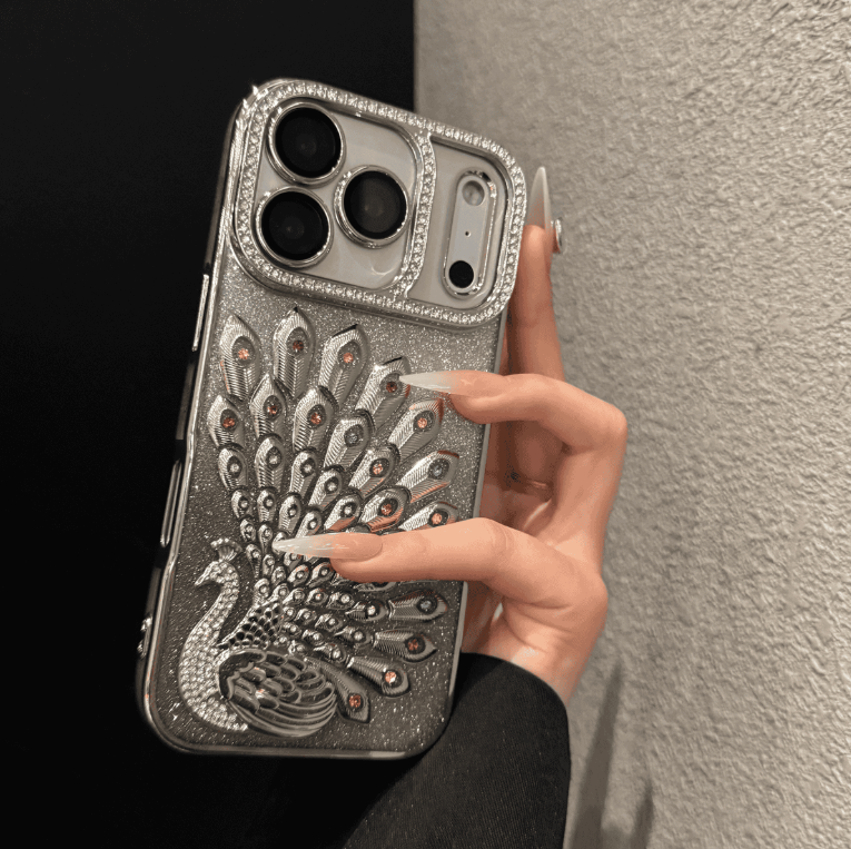 Creative Electroplating Peacock Phone Case (for iPhone Series)
