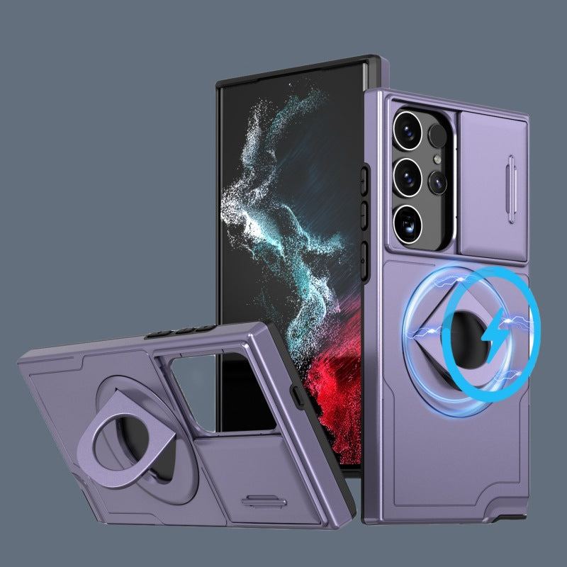 Samsung Military Grade Shockproof Case with Ring Kickstand