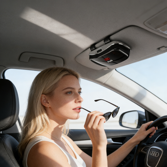 Hot Sale 🔥50% OFF🔥High-end Car Sun Visor And Sunglasses Storage Box