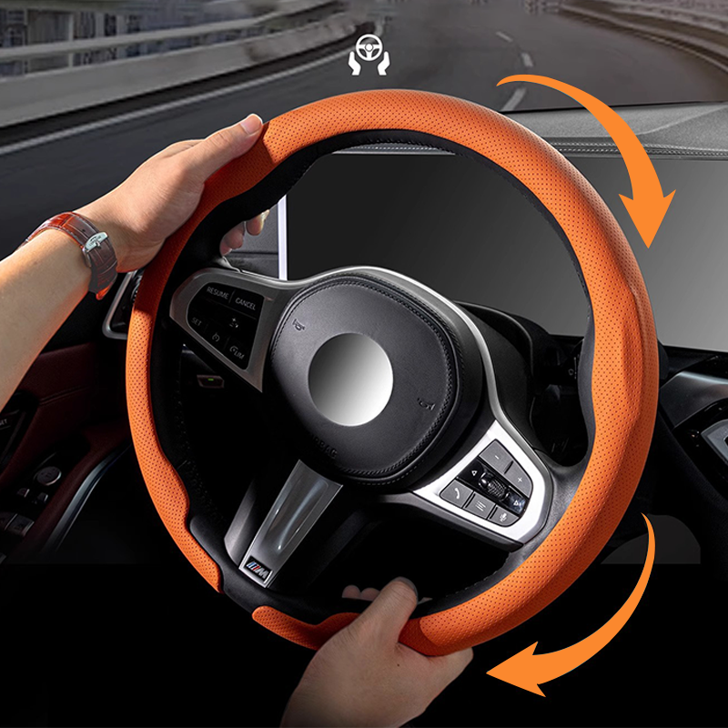 Universal car steering wheel cover