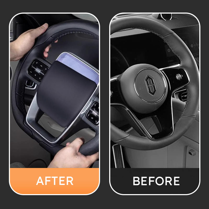 Universal car steering wheel cover